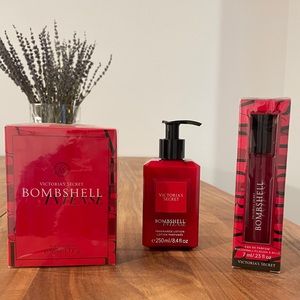 Victoria’s Secret Bombshell Intense, Lotion, and Roller Ball Set
